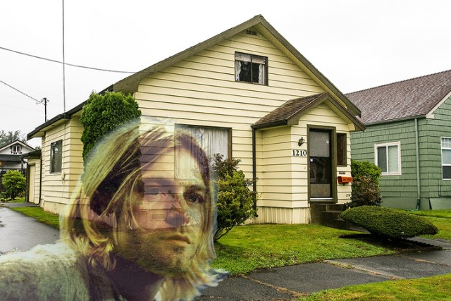 Kurt Cobain's childhood home in Aberdeen.