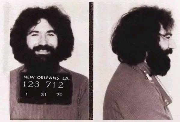 Jerry Garcia, Busted down on Bourbon Street