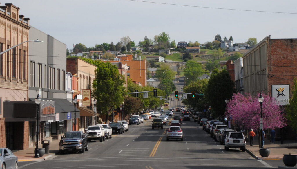 Main Street Pendleton facing south - Photo Credit Catie Boucher