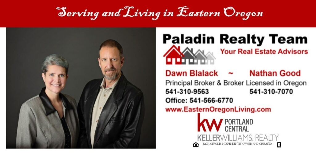 Serving and Living in Eastern Oregon - Paladin Realty Team
Your Real Estate Advisors for Eastern Oregon
