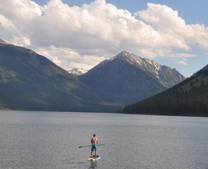 Paddleboarder got back on Wallowa Lake